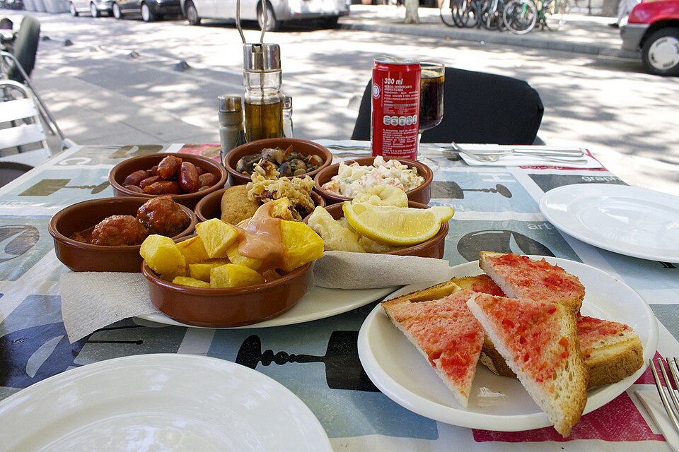 Tapas and vermouth