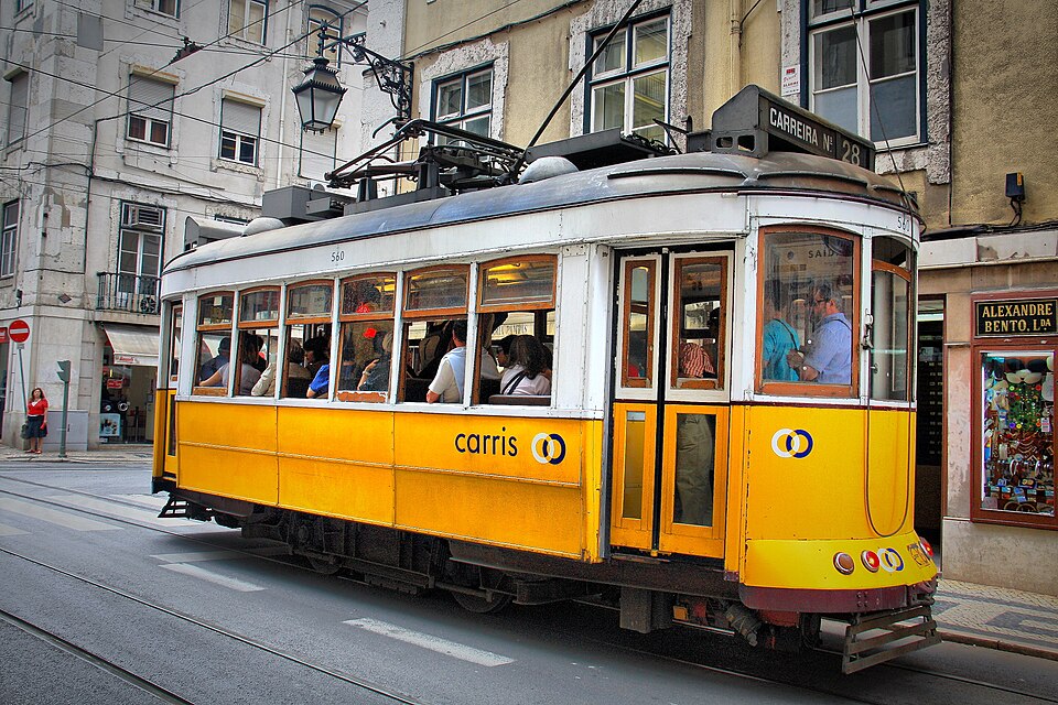 Spårvagn 28 i Lissabon
